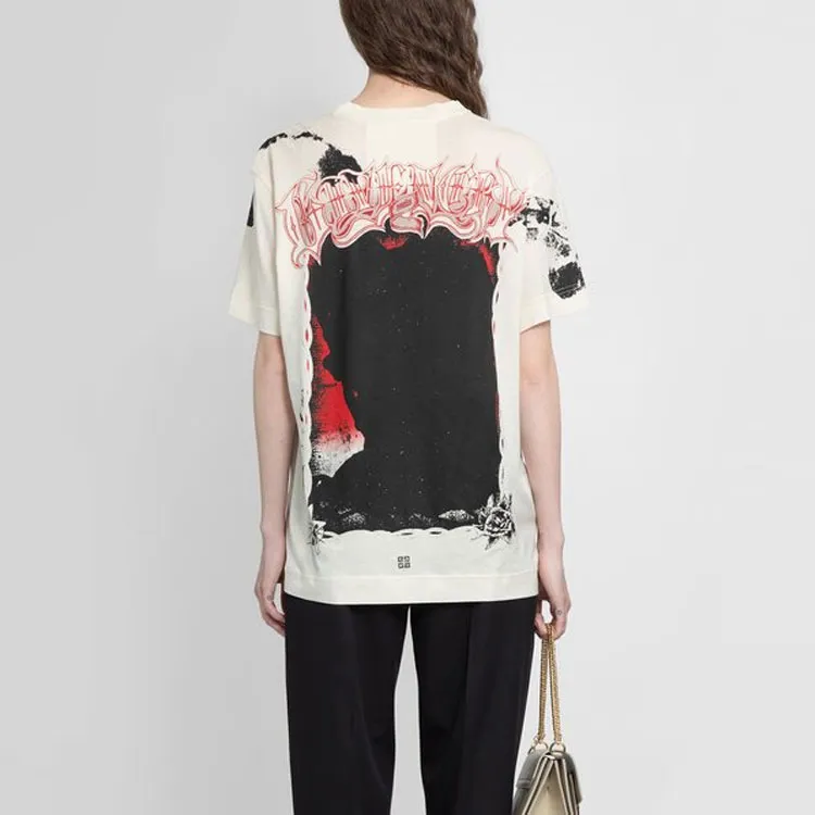 Givenchy Graphic Print T shirt-3