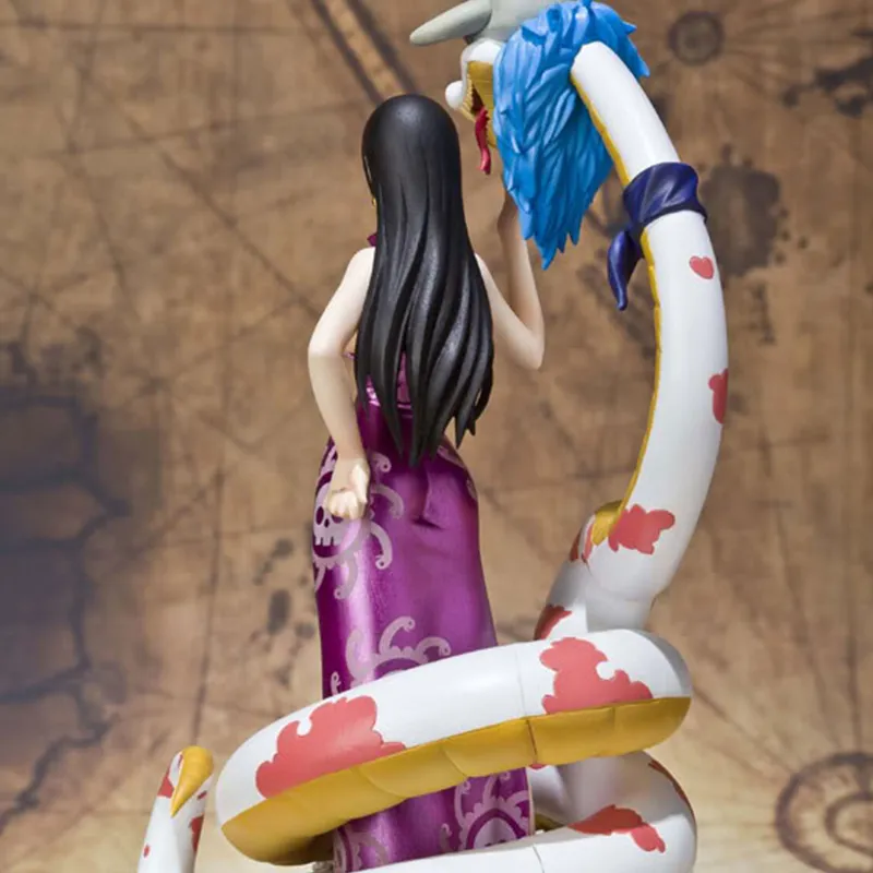 BANDAI One Piece One Piece Seven Warlords Hancock Empress Cheongsam Nine Snakes Scale Figures-2