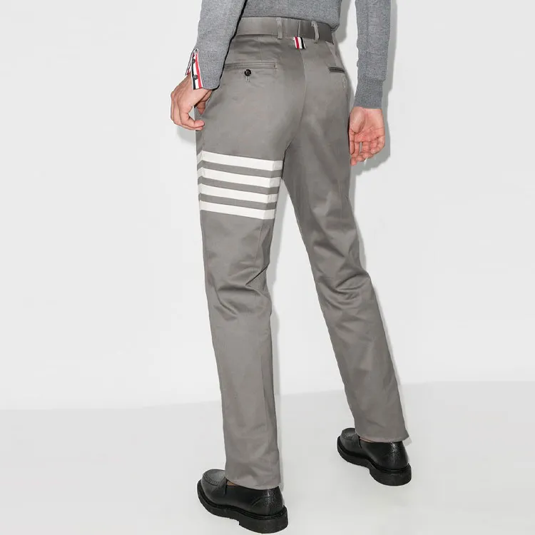THOM BROWNE 4 Bar Chino Trousers-4