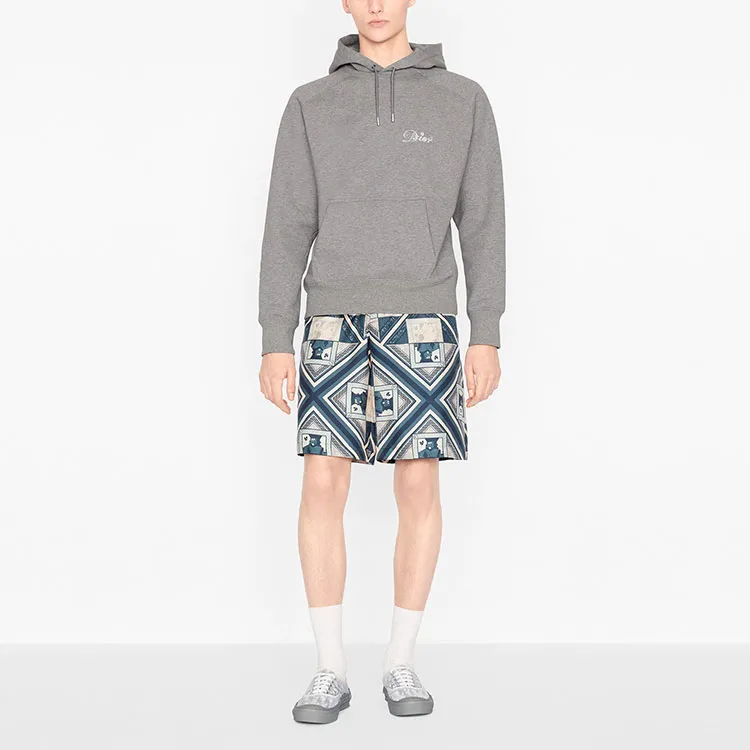 DIOR Quarterly New Products Sweatshirts Men Gray-2