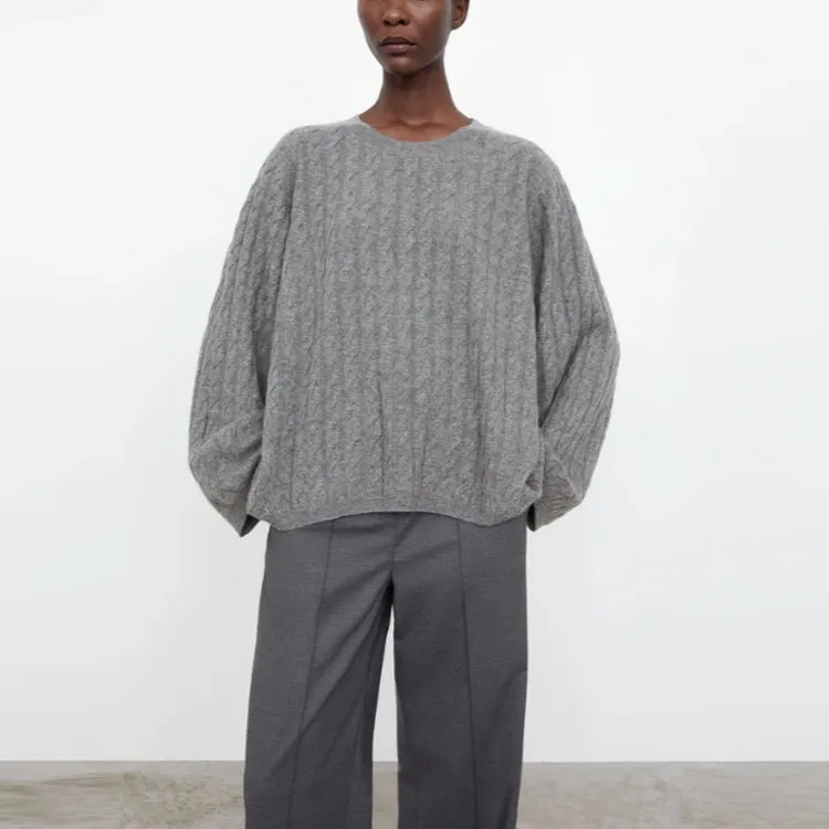 TOTEME FW21 Cashmere Sweater Women's Gray-2