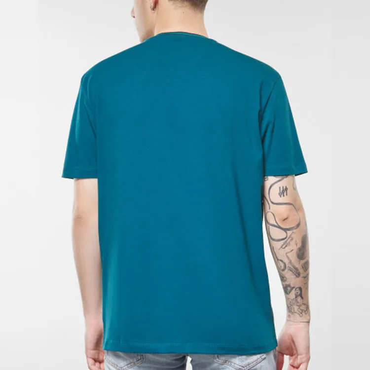 EMPORIO ARMANI T-Shirts Men Turquoise-4