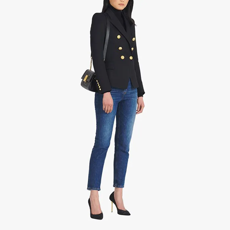 BALMAIN Business Suits Women's Black-3