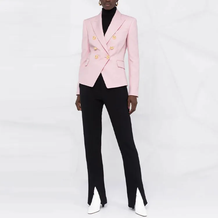 BALMAIN Business Suit Coat Women's Pink-1