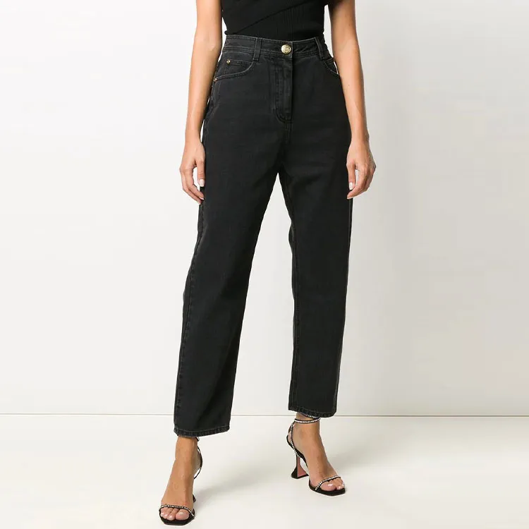 BALMAIN Jeans Women's Black-1