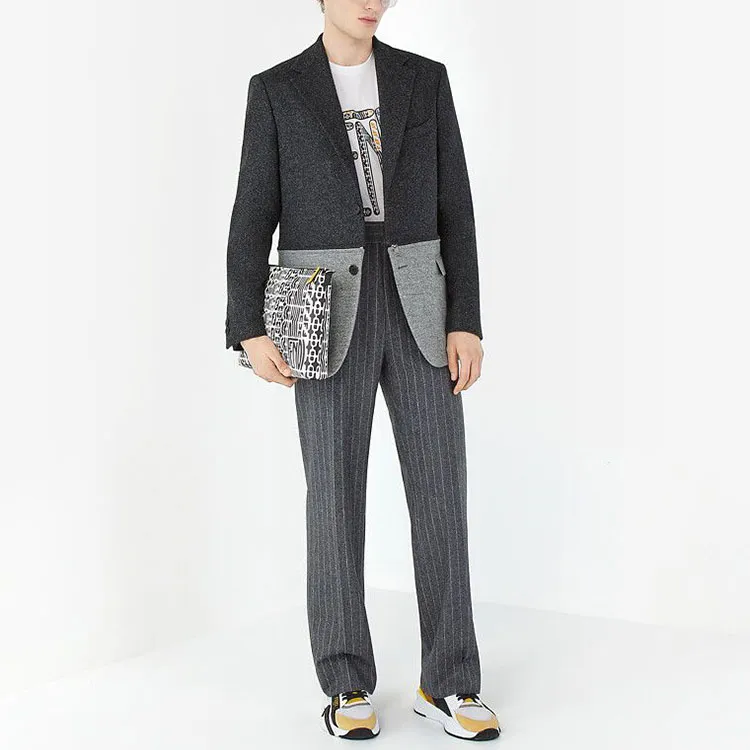 FENDI FW21 Jackets & Coats Men's Gray-1