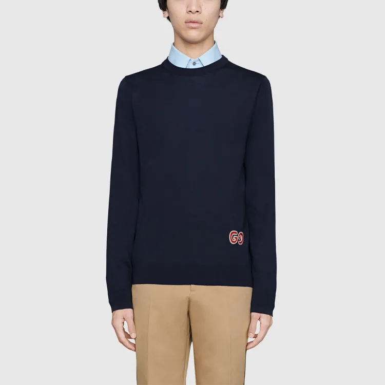 GUCCI Embroidered Gg Jumper-9