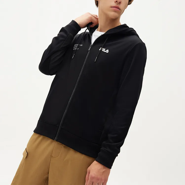 FILA Jackets Men Jet Black-4