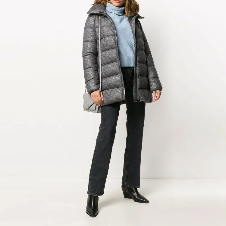 Moncler FW21 Down Jackets Women's Gray-3