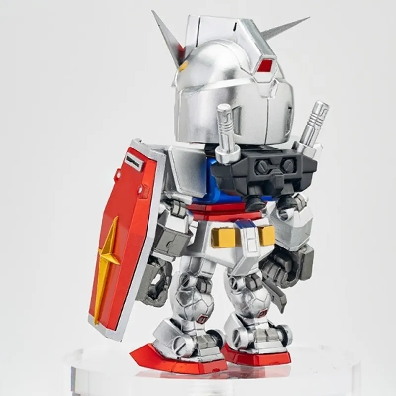 BANDAI First Gundam RX 78 Namco QMSV Mini RX 78 2 Gundam Assembled Models Metallic Texture Ver.-4