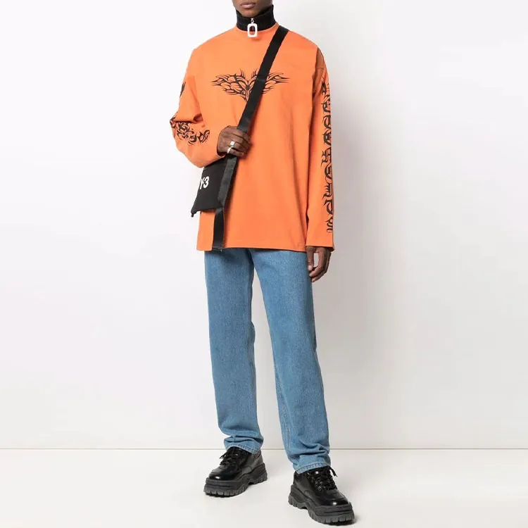Vetements T-Shirts Men Orange-1
