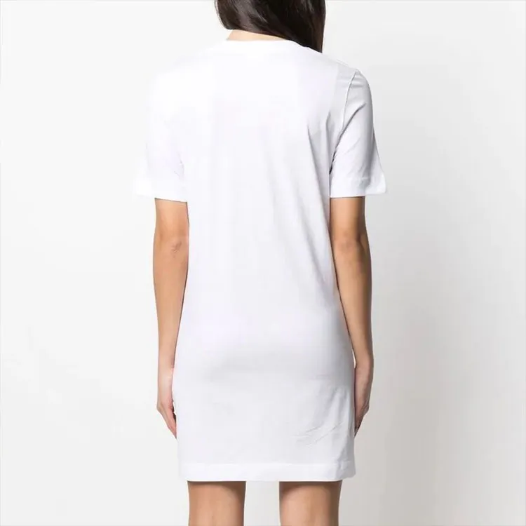 LOVE MOSCHINO Short Sleeved Dresses Women's White-2