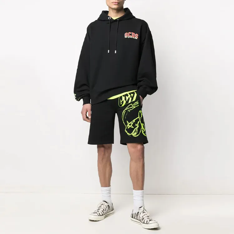 GCDS Sports Shorts Men Black-1