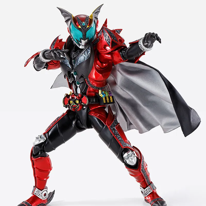 BANDAI Kamen Rider Kiva Bandai SHF Real Bone Carving, Kamen Rider Dark Kiva 15cm Gothic Scale Figures-1