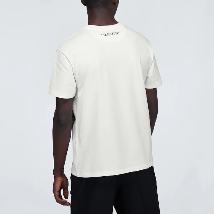 Valentino T-Shirts Men White-2