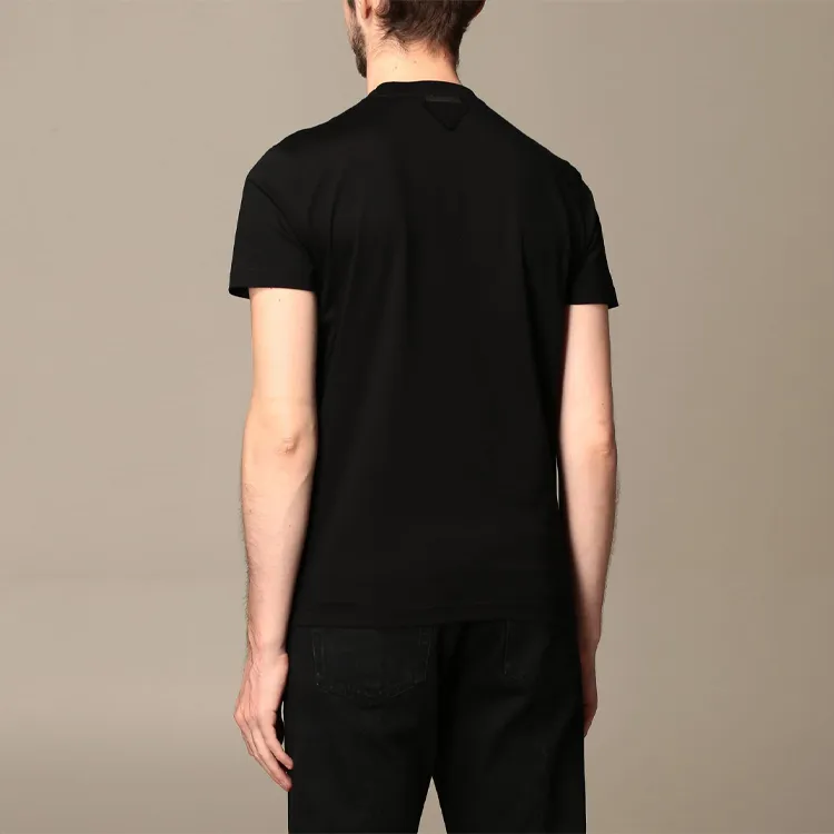 PRADA T Shirts Men Black-2