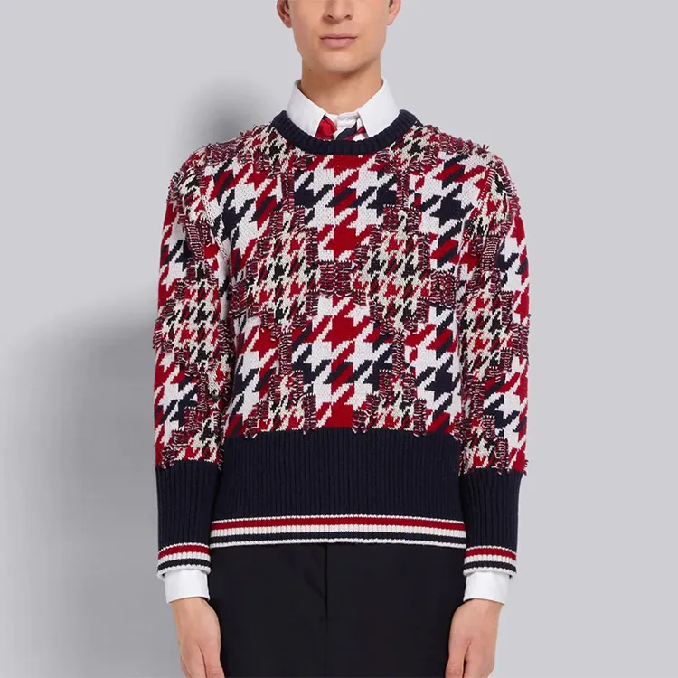 THOM BROWNE· FW21 Sweater Men's Red-2