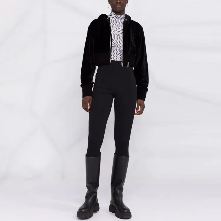 Givenchy Cropped Drawstring Hoodie-1