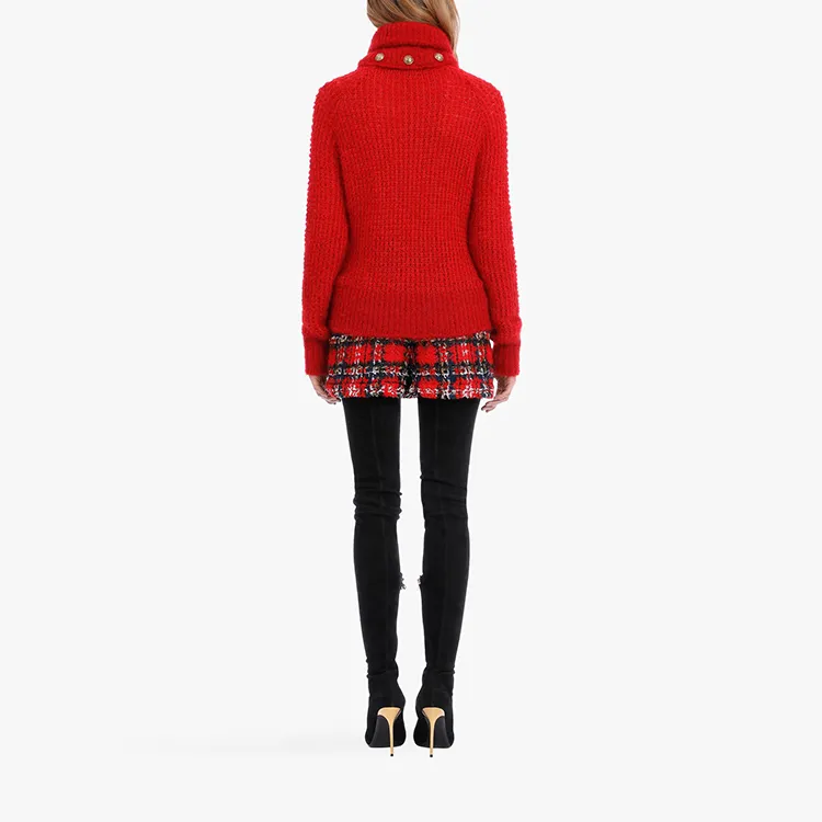 BALMAIN Sweaters Women's Red-2
