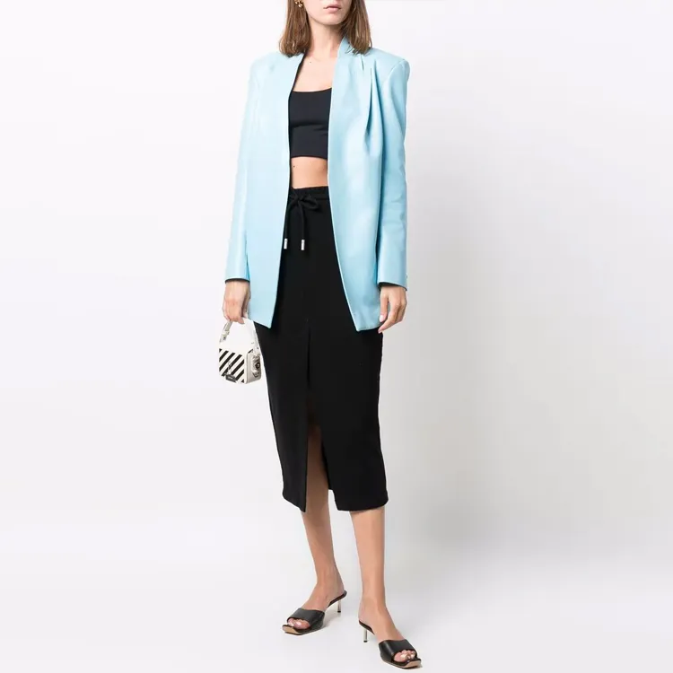 OFF-WHITE FW21 Casual Long Skirts Women's Black-1