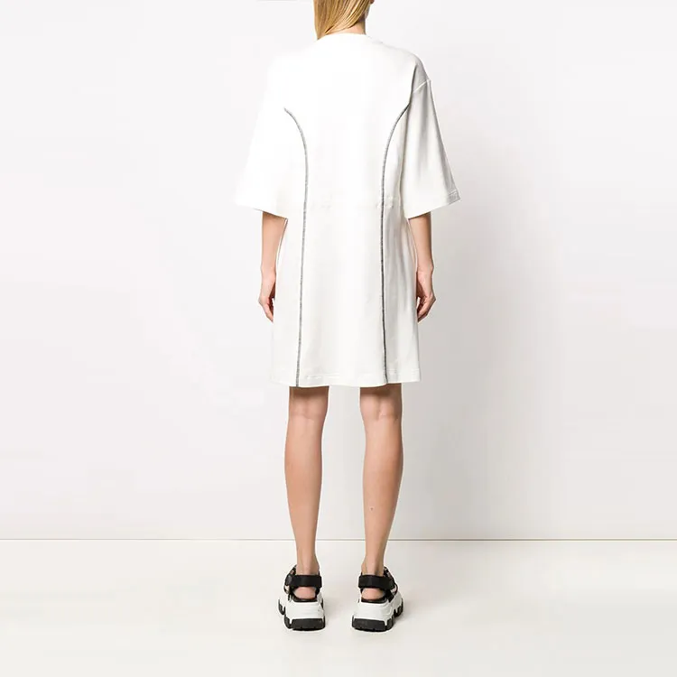 OFF-WHITE Ss20 Long-Sleeved Dresses Women's White-3
