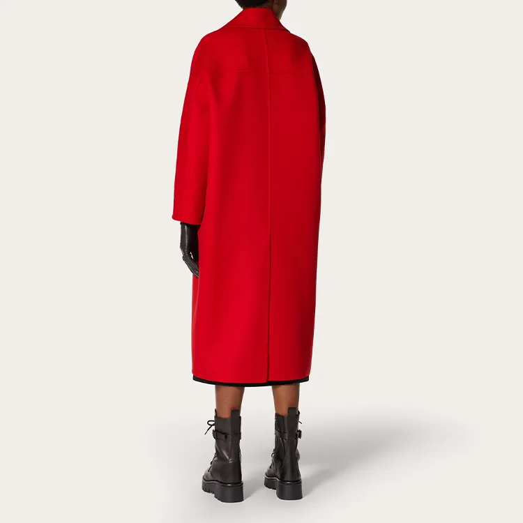 Valentino Velvet Jackets Women's Red-2