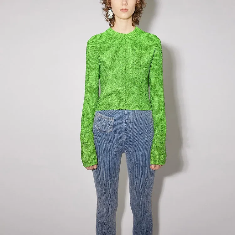 Acne Studios FW21 Sweater Women's Green-1