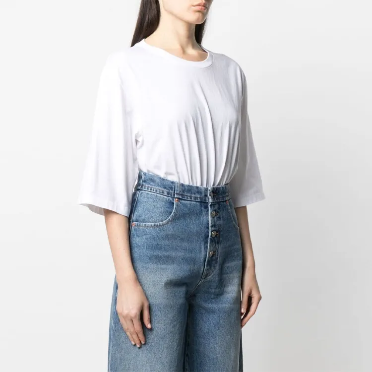 MM6 Maison Margiela Bodysuits Women's White-3