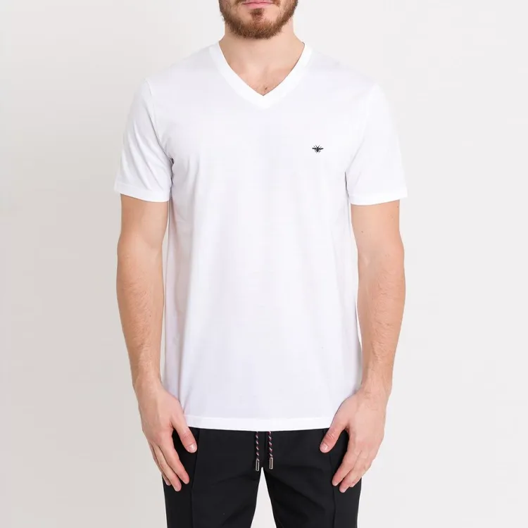 DIOR Quarterly New Products T Shirts Men White-1