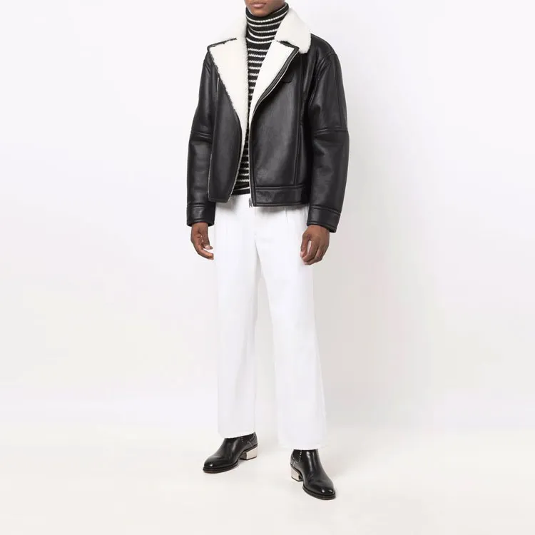AMBUSH Leather Jackets Men Black-1
