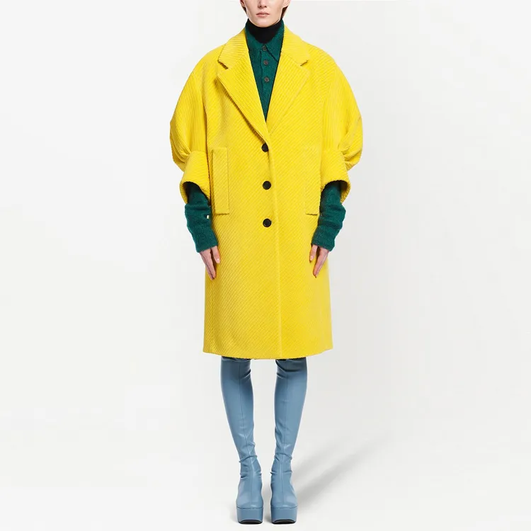 PRADA Velvet Jackets Women's Yellow-1