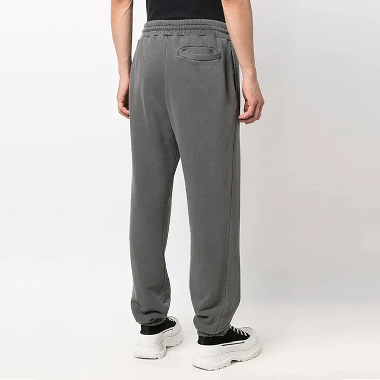 PALM ANGELS Curved Logo Sweatpants-3