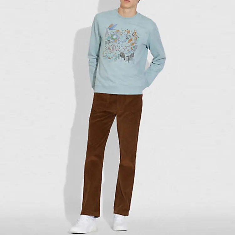 COACH Casual Pants Men Brown-1