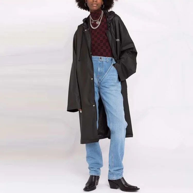 Vetements Trench Coat Women's Black-3