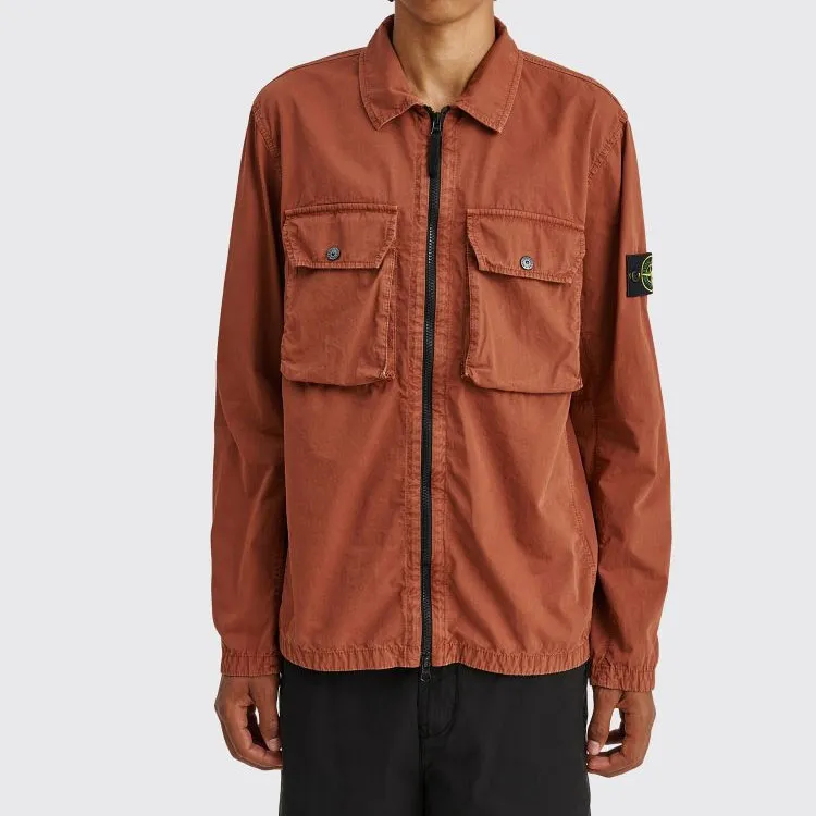 STONE ISLAND Jackets Men Brick Red-1