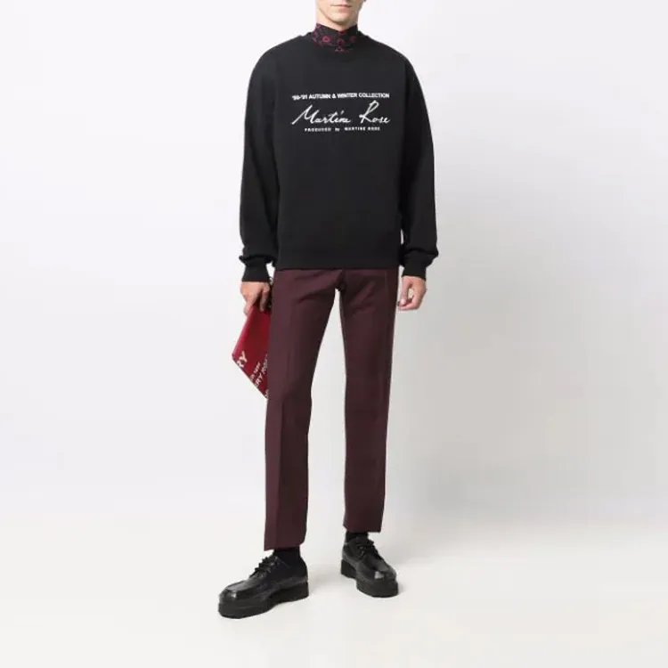 Martine Rose Logo print Cotton Sweatshirt-1