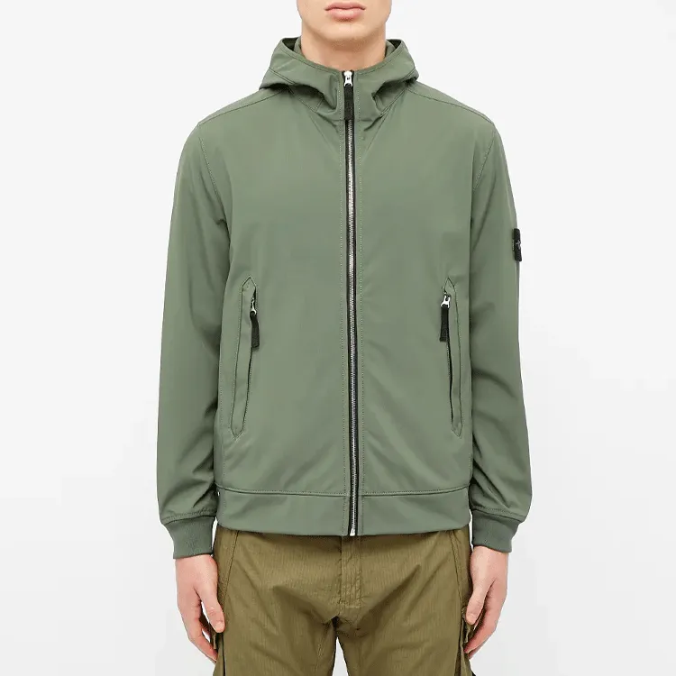 STONE ISLAND Jackets Men Army Green-2