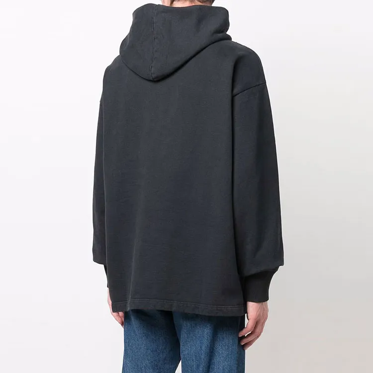 Acne Studios Logo Printed Long Sleeved Hoodie-4