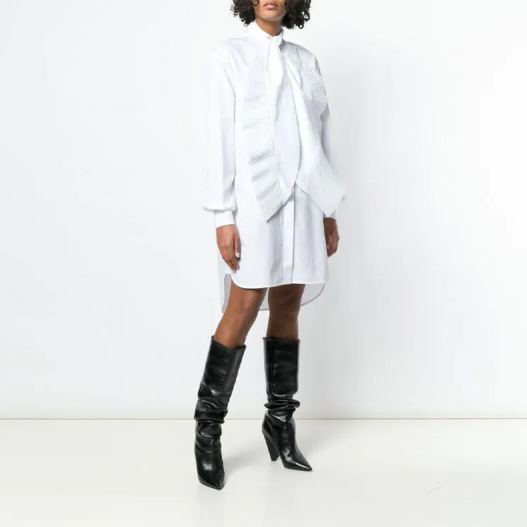 Givenchy Long-Sleeved Dresses Women's White-1