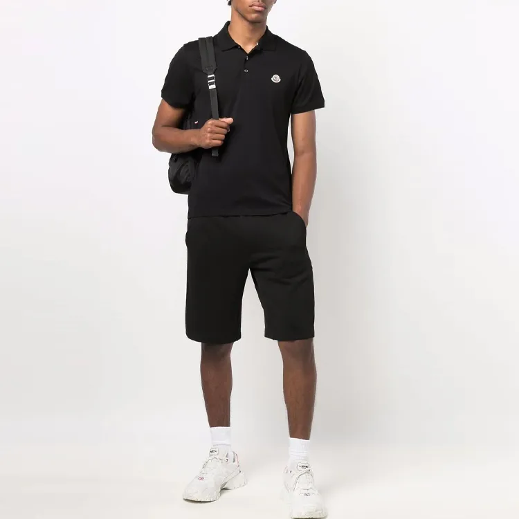 Moncler FW21 Polo Shirts Men Black-3