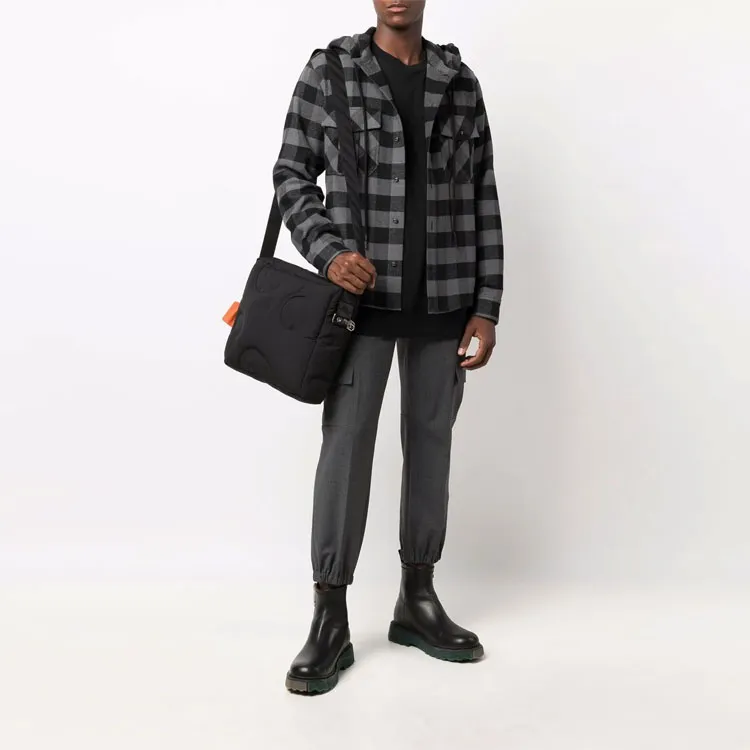 OFF WHITE Arrows Check Hoodie Shirt-1