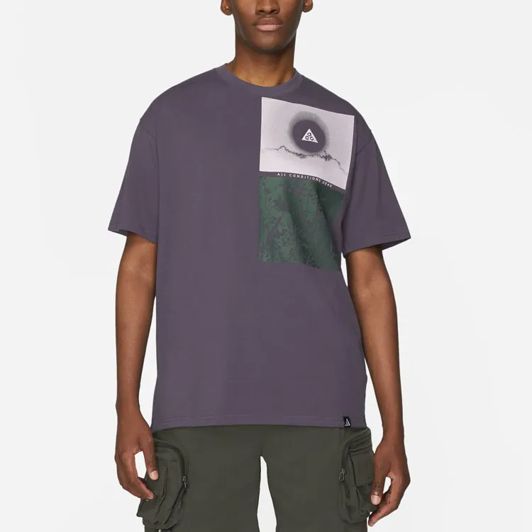 Nike ACG T-Shirt Men's Dark Purple-2