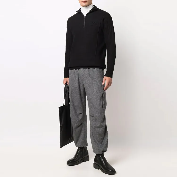 Y 3 Sweaters Men Black-1