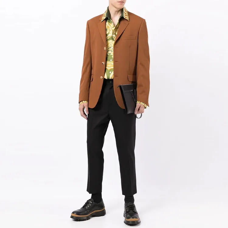 VERSACE VERSACE Shirt Men's Yellow Green-1