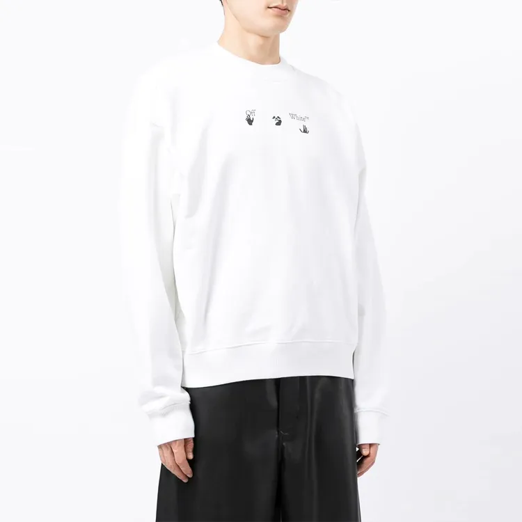 OFF WHITE FW21 Sweatshirts Men White-3