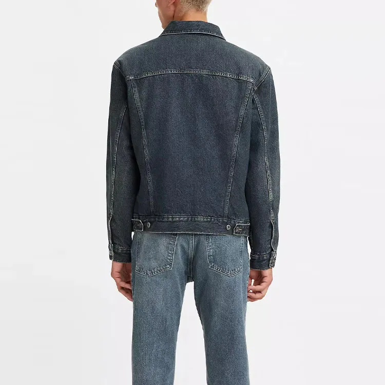 Levis Denim Jackets Men Blue-3