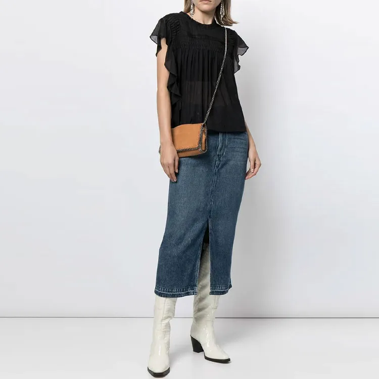 ISABEL MARANT Denim Short Skirts Women's Blue-1