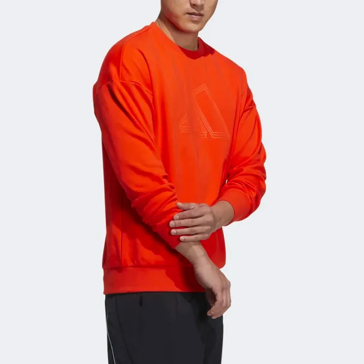 Adidas Sweatshirts Men Orange Red-3