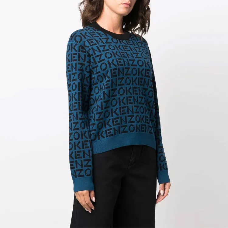 KENZO Sweaters Women's Blue-3