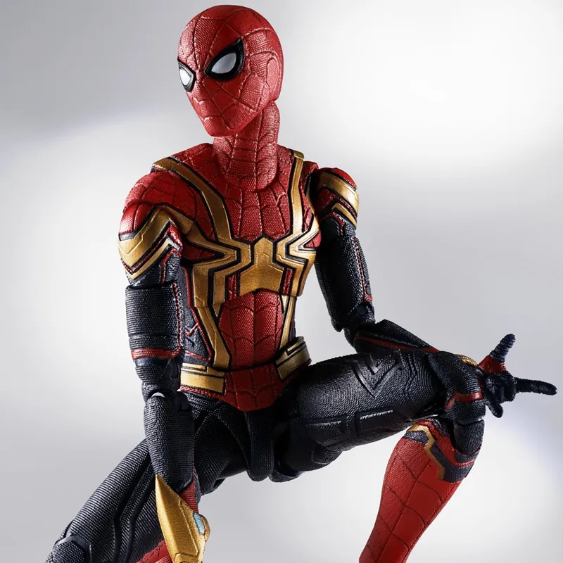 BANDAI Spider Man S.H.Figuarts Hero No Return, Integrated Battle Armor Scale Figures 15cm-2